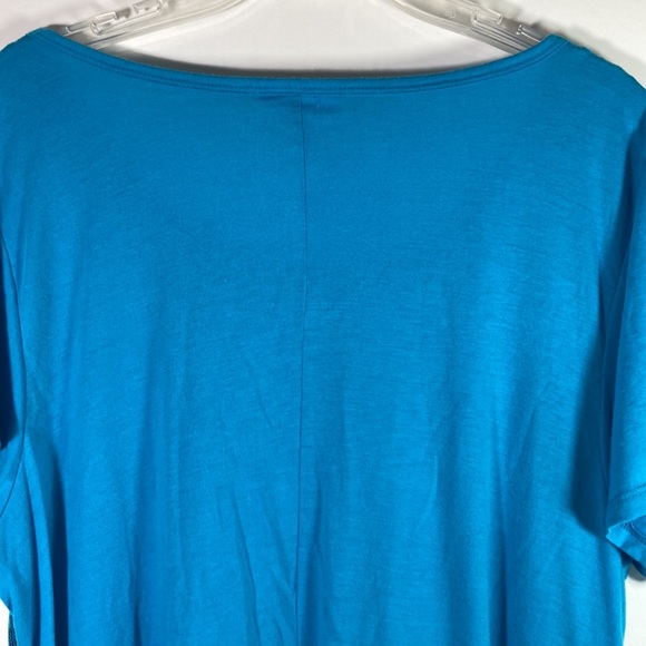 Dressbarn Short Sleeve Pullover Embellished Front Top Size 2X - Picture 7 of 10